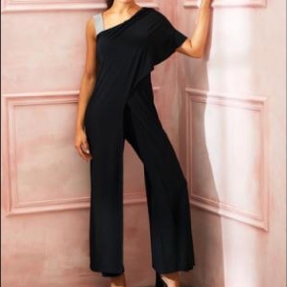 r&m richards one shoulder jumpsuit